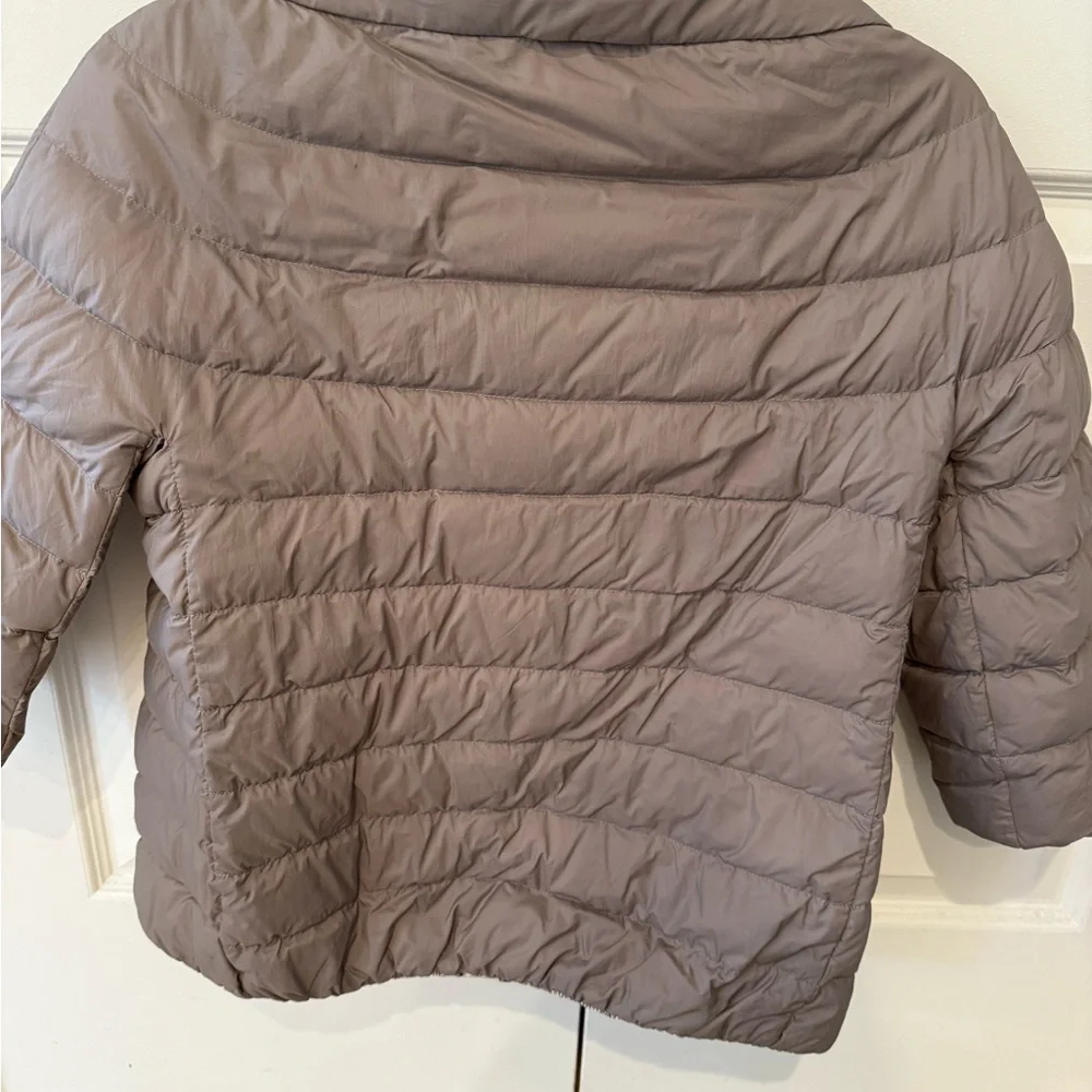 Herno reversible 3/4 sleeve Puffer Jacket - Gray size 42